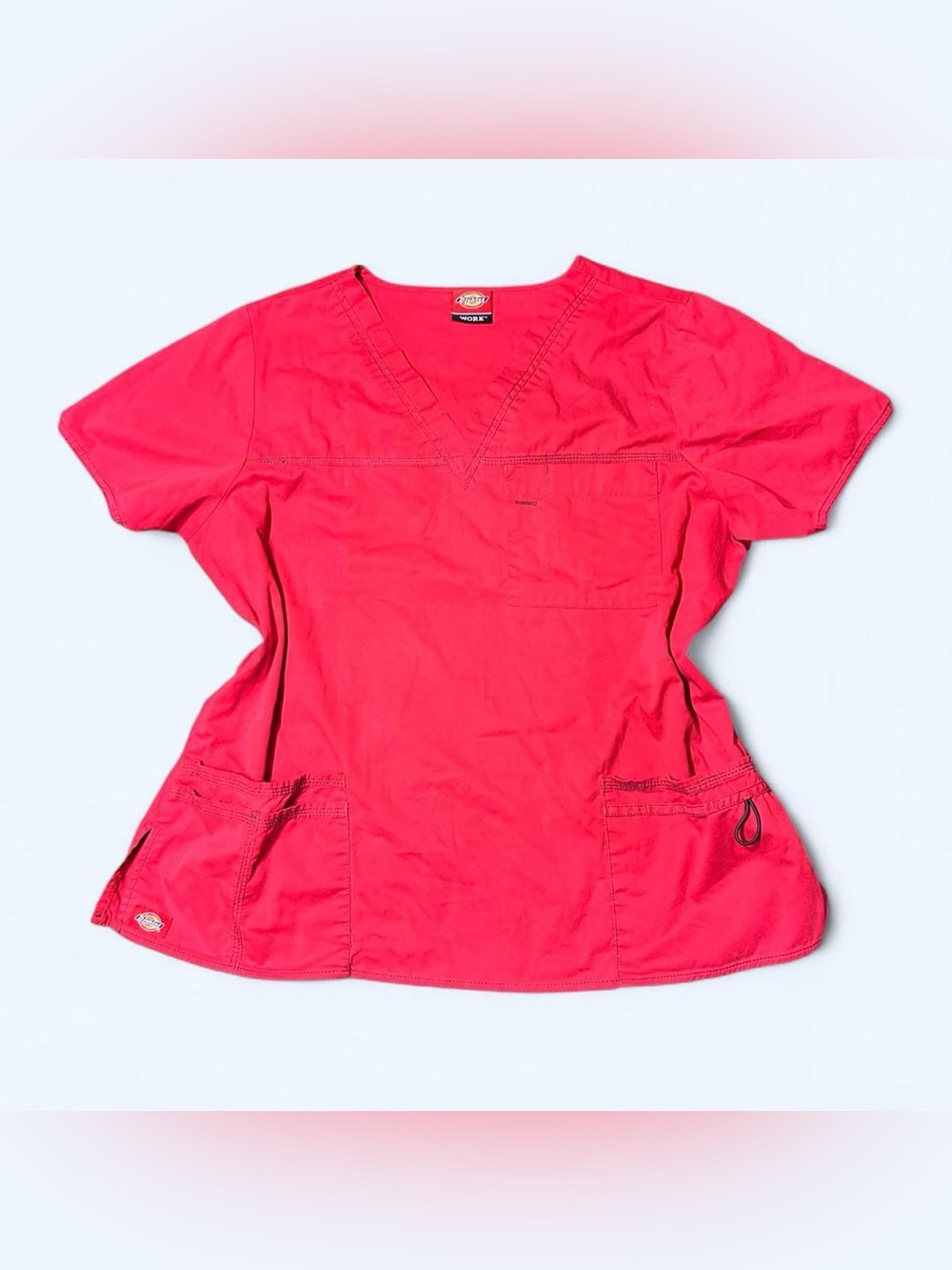Red Scrubs Uniform Top by Dickies!